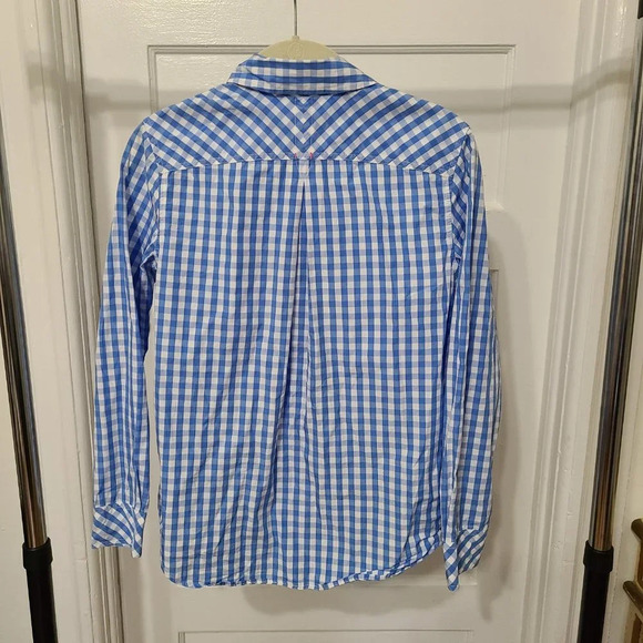 Vineyard Vines Gingham Button Down Shirt Relaxed Fit Size 2 NWOT - Picture 8 of 9